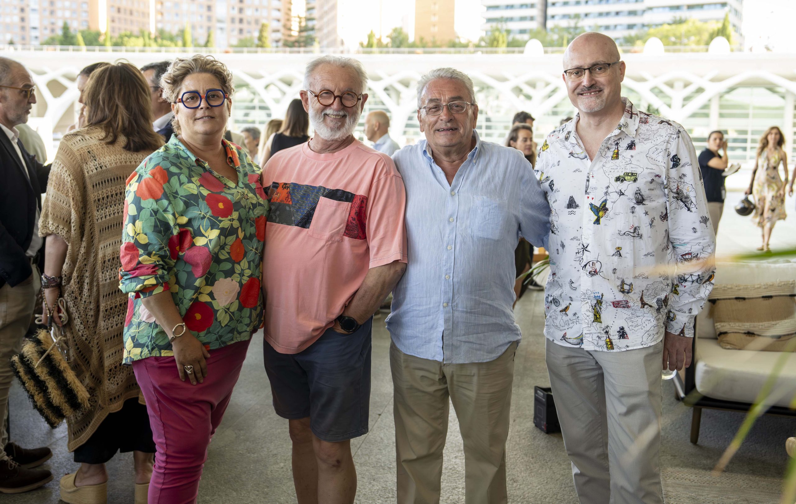 Gracia Soriano, Vicente Gil, Miguel Ángel Pastor y Jose María Carracena