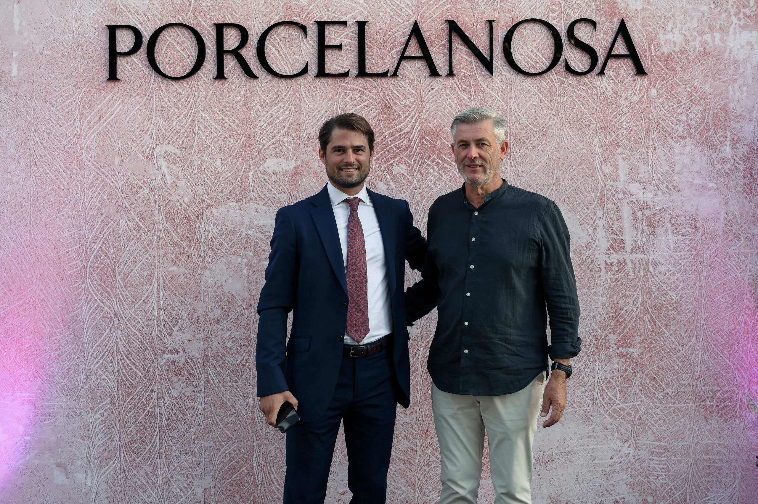 Alejandro Sa╠ünchez (Porcelanosa Marbella) y Miguel Parra (Construcciones Pa╠ürraga e Hijos)