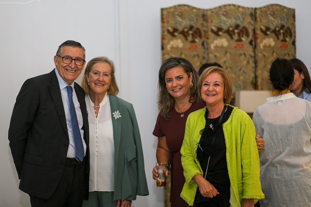 Víctor Martínez, Presidente de Dasyc; Pilar Alemán, Isabel Pérez-Cea y Amparo Lanuza.